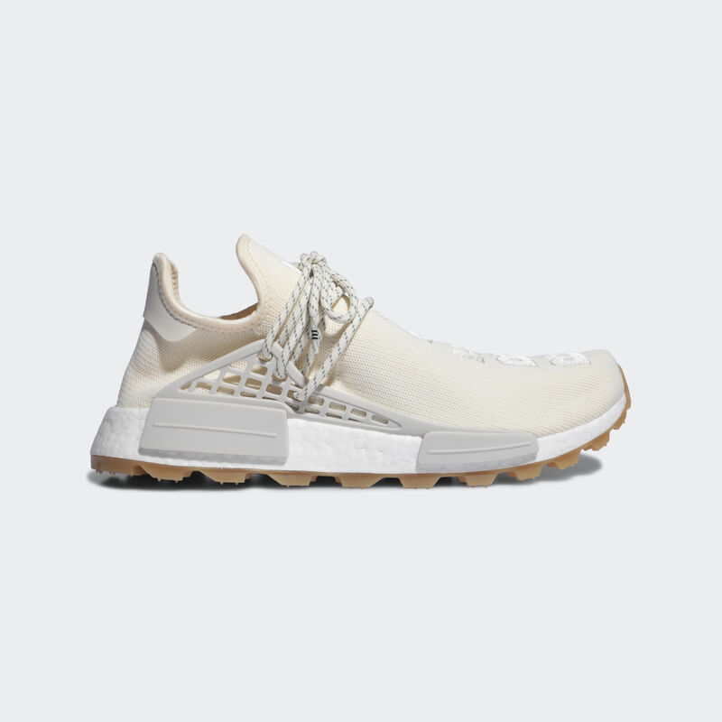 Pharrell williams hu nmd shoes best sale cream white